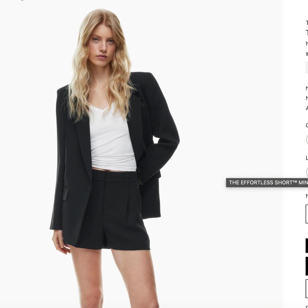 Aritzia Effortless Short